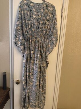 NATURAL LIFE Dusty Sage Floral Maxi Dress